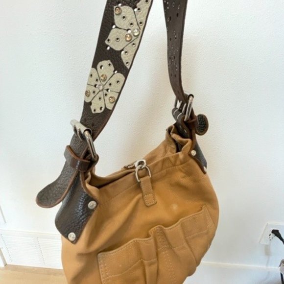 Tylie Malibu Leather Purse with Rhinestones - Picture 1 of 9